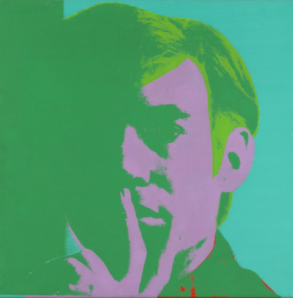 Andy Warhol abstract portrait