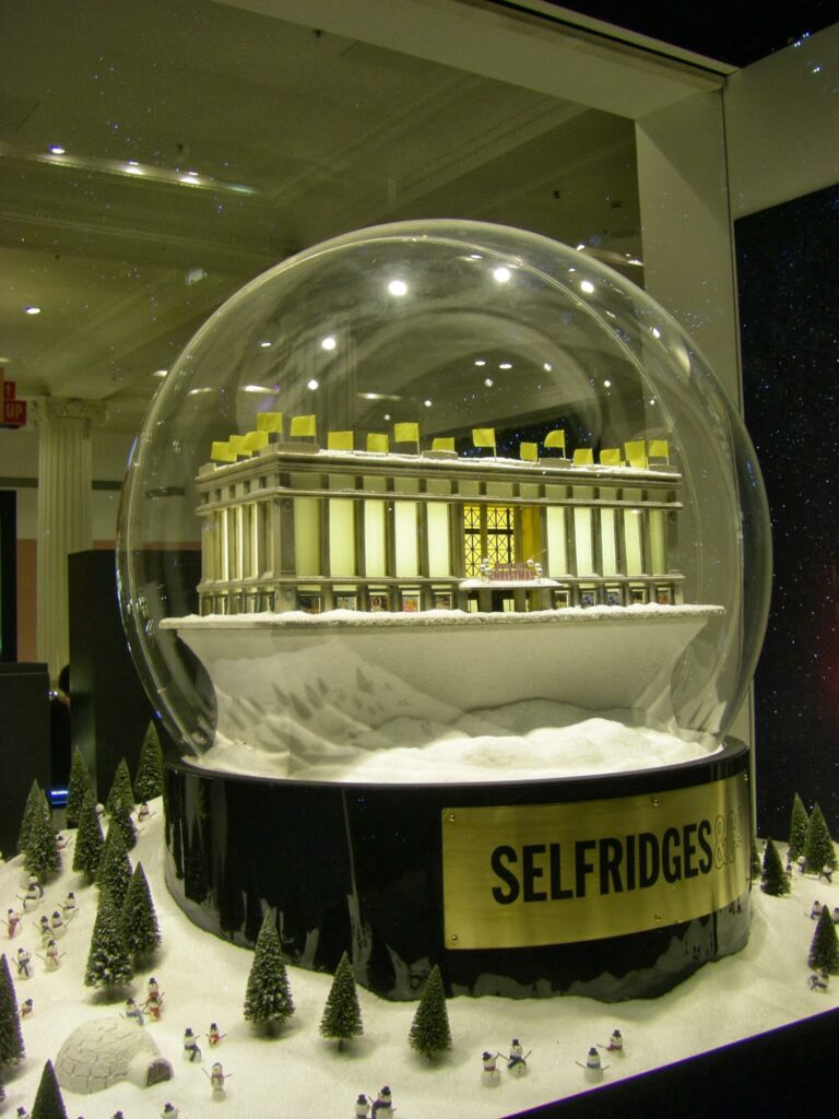 Louis Vuitton's rotating glass elevator at Selfridges Oxford